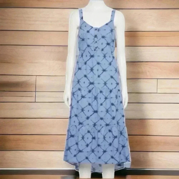 Sonoma NWT Boho Tiered Floral Maxi Sundress Size Small. Summer Beach Vacation - Picture 3 of 8